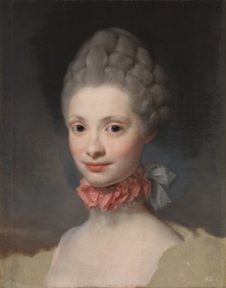 Portrait of Maria Luisa of Parma as Princess of Asturias, 1765. Artist: Mengs, Anton Raphael (1728-1779)