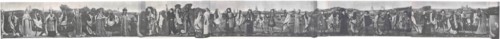 Lübeck's Danse Macabre (before war photo), 1463. Artist: Notke, Bernt (ca 1435-1509)