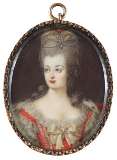 Portrait of Queen Marie Antoinette of France (1755-1793), Mid of the 18th cen.. Artist: Anonymous