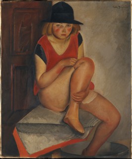 The Model, ca 1926. Artist: Grigoriev, Boris Dmitryevich (1886-1939)