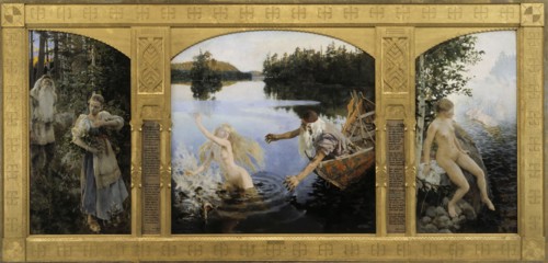 The Aino Triptych, 1891. Artist: Gallen-Kallela, Akseli (1865-1931)
