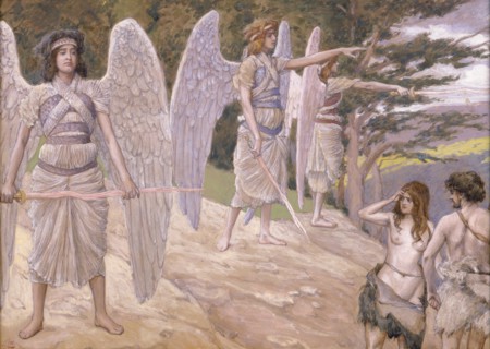 Adam and Eve Driven From Paradise, 1896-1902. Artist: Tissot, James Jacques Joseph (1836-1902)