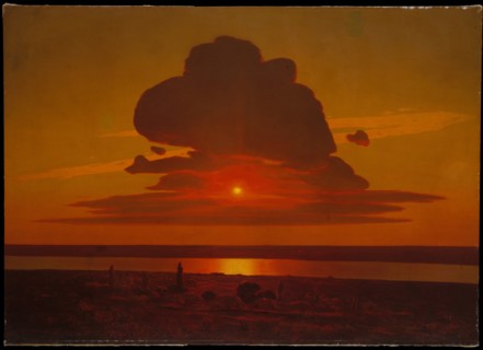 Red Sunset on the Dnieper, 1905-1908. Artist: Kuindzhi, Arkhip Ivanovich (1842-1910)