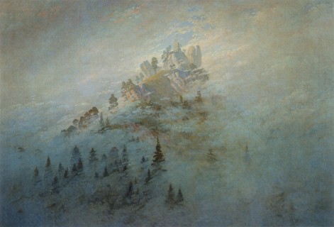 Morning mist in the mountains, 1808. Artist: Friedrich, Caspar David (1774-1840)