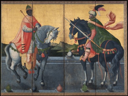 Western Kings on Horseback, First third of 17th cen.. Artist: Anonymous