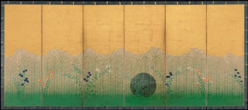 The plain of Musashi, ca 1760. Artist: Anonymous