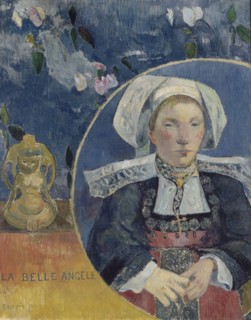The Beautiful Angèle, 1889. Artist: Gauguin, Paul Eugéne Henri (1848-1903)