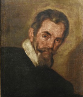 Portrait of the composer Claudio Monteverdi (1567-1643). Artist: Strozzi, Bernardo (1581-1644)