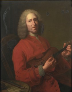Portrait of the composer Jean-Philippe Rameau (1683-1764), 1728. Artist: Aved, Jacques-Andrè Joseph (1702-1766)