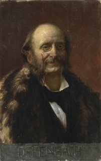 Portrait of Jacques Offenbach (1819-1880). Artist: Anonymous