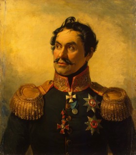 Portrait of Yefim Chaplits (1768-1825), before 1825. Artist: Dawe, George (1781-1829)
