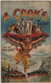 A Cook's Ticket will take you Anywhere you Wish, 1905. Artist: Sutton, Alex K. (active 1900s-1910s)