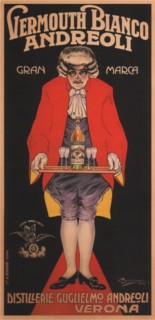Vermouth Bianco Andreoli, 1919. Artist: Bresciani, Attilio (1879-1943)
