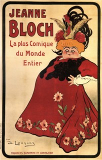 Jeanne Bloch, 1908. Artist: Losques, Daniel de (1880-1915)