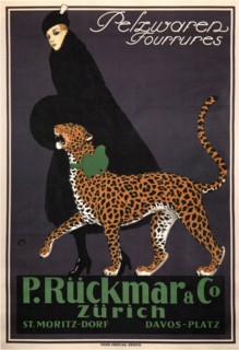 Fur goods P. Rückmar & Co, c. 1910. Artist: Montaut, Ernest (1879-1909)