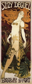 Suzy Deguez, 1905. Artist: Grasset, Eugène (1841-1917)