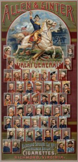 The Great Generals series for Allen & Ginter Cigarettes Brands, 1885. Artist: Harris, George S. (1823-1891)