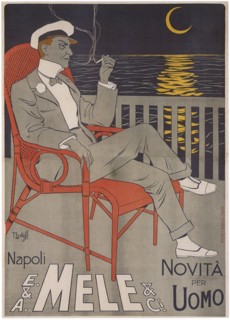 E.& A. Mele Ci., Napoli. The new man, 1900. Artist: Laskowski (Laskoff), François (Franz) (1869-1918)