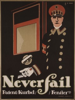 Never fail windows, 1911. Artist: Erdt, Hans Rudi (1883-1925)