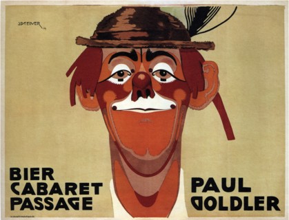 Bier Cabaret Passage. Paul Goldler, 1914. Artist: Steiner, Jo (1877-1935)