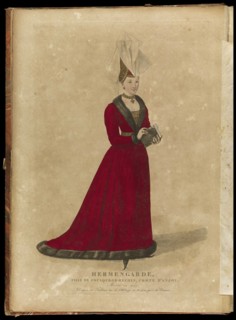 Ermengarde of Anjou, Duchess of Aquitaine and Brittany, Late 18th cent.. Artist: Gatine, Georges Jacques (1773-1831)