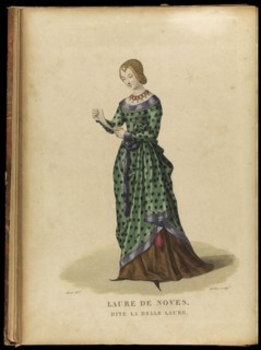 Laura de Noves (1310-1348), Late 18th cent.. Artist: Gatine, Georges Jacques (1773-1831)