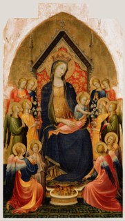 Madonna and Child with Musical Angels, c.1410. Artist: Starnina, Gherardo (c. 1364-1413)