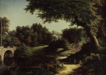 View of the Park in Pavlovsk. Artist: Lebedev, Mikhail Ivanovich (1811-1837)
