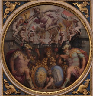 Allegories of the Quarters of San Giovanni and Santa Maria Novella, 1563-1565. Artist: Vasari, Giorgio (1511-1574)
