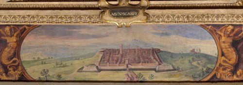 View of Scarperia, 1557-1558. Artist: Vasari, Giorgio (1511-1574)