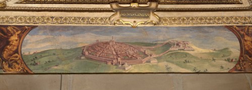 View of Lucignano, 1557-1558. Artist: Vasari, Giorgio (1511-1574)