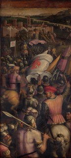 Capture of Cascina, 1563-1565. Artist: Vasari, Giorgio (1511-1574)