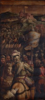 The Capture of the Fortress of Monastero, 1563-1565. Artist: Vasari, Giorgio (1511-1574)