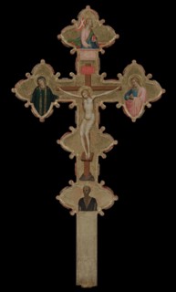 Portable, Double Sided Cross (recto), 1335-1340. Artist: Daddi, Bernardo (1290-1350)