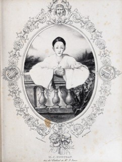 Jean-Gaspard Deburau as Pierrot, 1845. Artist: Bouquet, Auguste (1810-1846)