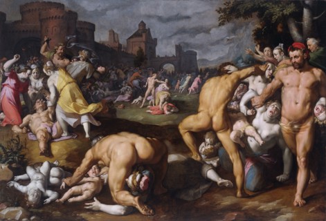 The Massacre of the Innocents, 1590. Artist: Haarlem, Cornelis Cornelisz., van (1562-1638)