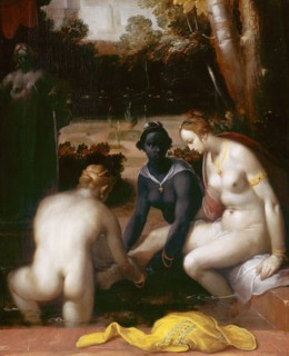 Bathsheba bathing, 1594. Artist: Haarlem, Cornelis Cornelisz., van (1562-1638)