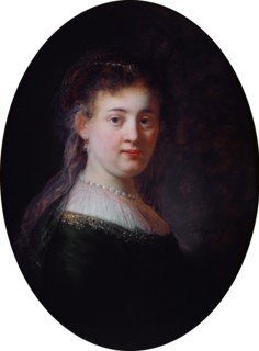 Portrait of Saskia van Uylenburgh, 1633. Artist: Rembrandt van Rhijn (1606-1669)