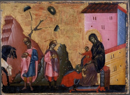 The Adoration of the Magi, c. 1280. Artist: Guido da Siena (active between 1260 and 1290)