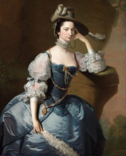 Portrait of Margaret, Lady Oxenden, c. 1755. Artist: Hudson, Thomas (1701-1779)
