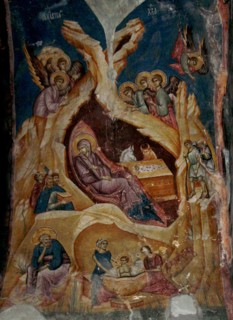 The Nativity of Christ, 14th century. Artist: Anonymous