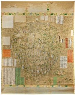 Buddhist map of the world, Early 18th cen.. Artist: Anonymous master