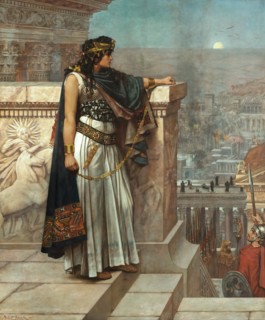 Zenobia's last look on Palmyra, 1888. Artist: Schmalz, Herbert Gustave (1856-1935)