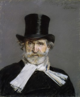 Portrait of Giuseppe Verdi, 1886. Artist: Boldini, Giovanni (1842-1931)