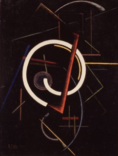 Linear structure, 1922. Artist: Klyun, Ivan Vassilyevich (1873-1942)