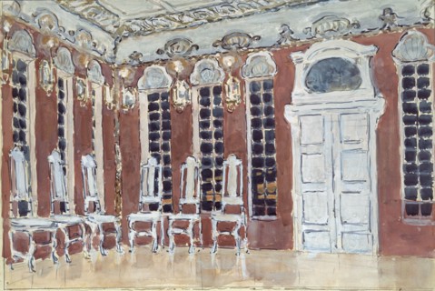 Stage design for the opera The Ice House by A. Koreshchenko, 1900. Artist: Golovin, Alexander Yakovlevich (1863-1930)