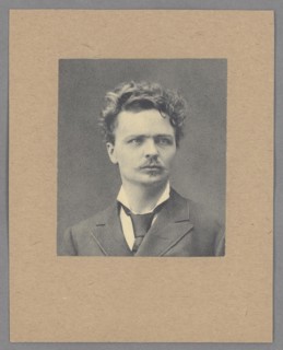 August Strindberg Artist: Roesler, August Josef Robert (1837-1896)
