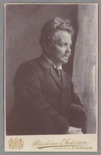 August Strindberg Artist: Photo studio Andersson Bros.