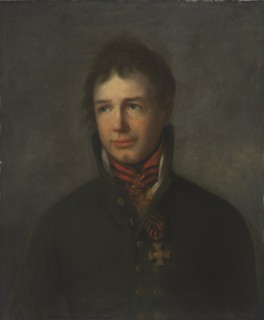 Portrait of the admiral and explorer Ivan Krusenstern (Adam Johann Ritter von Krusenstern) (1770-184 Artist: Giraud, Pierre François Eugène (1806-1881)