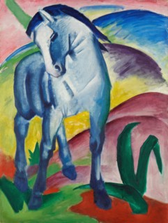 Blue Horse I. Artist: Marc, Franz (1880-1916)